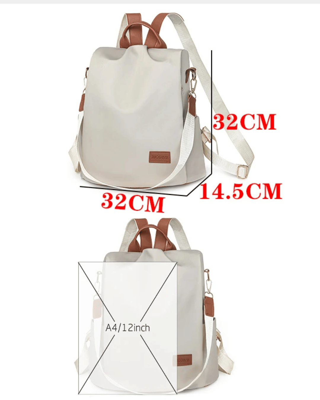 Mochila Kallye couro