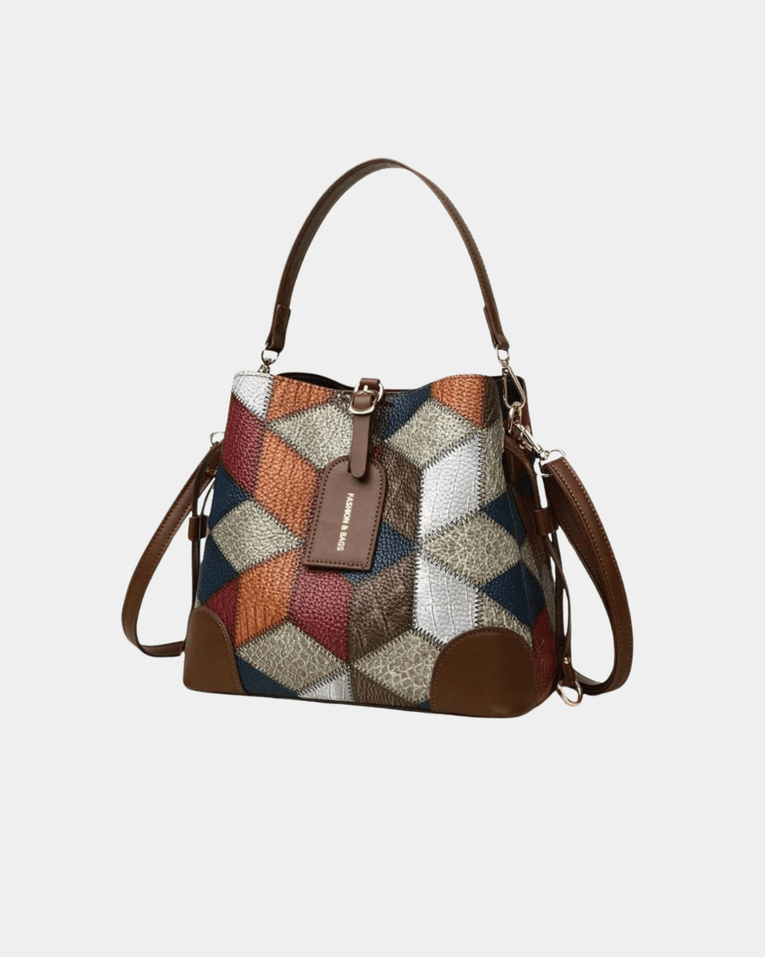 Bolsa Iva com estampa geométrica