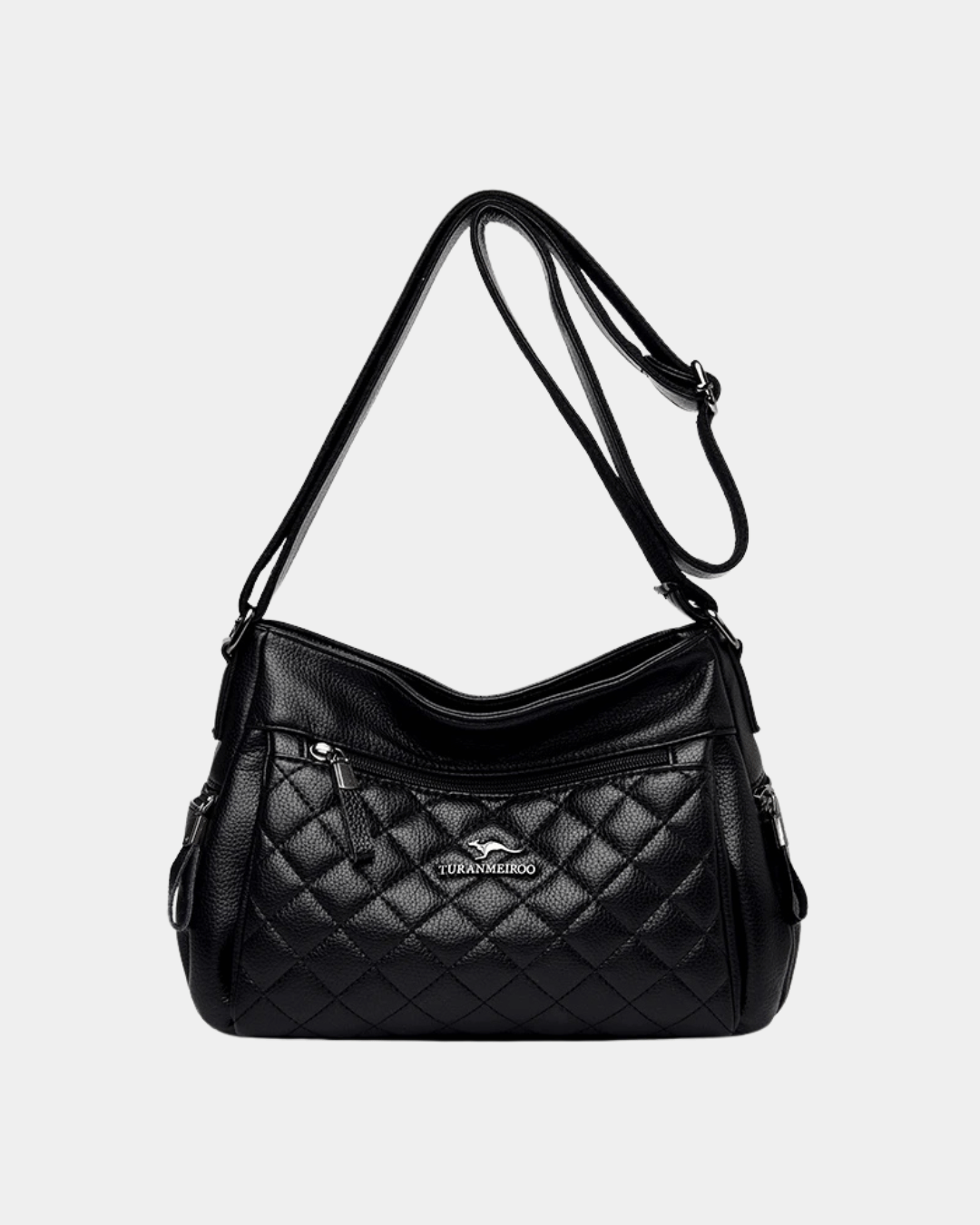 Bolsa Luci transversal em couro