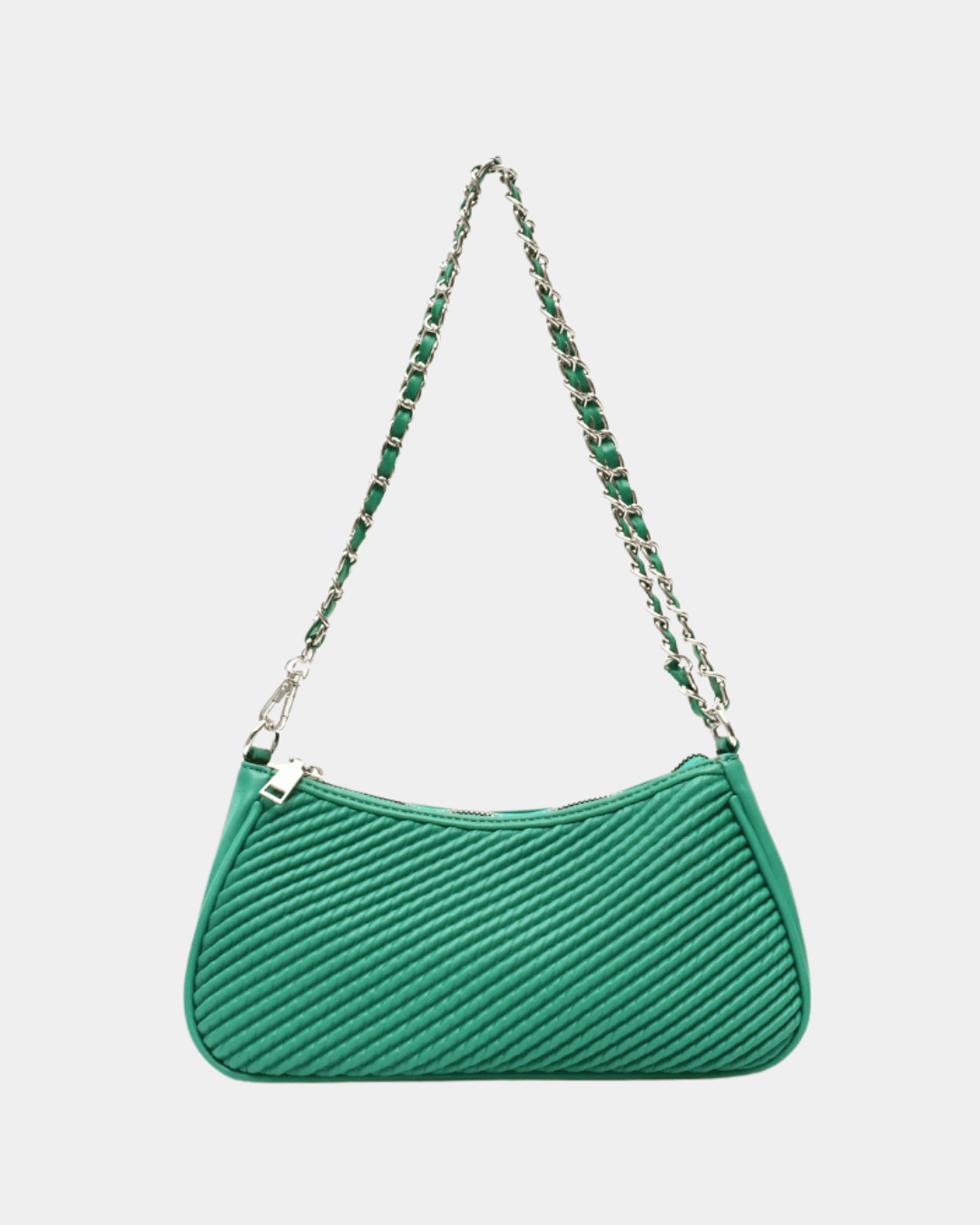Bolsa lua com corrente dourada