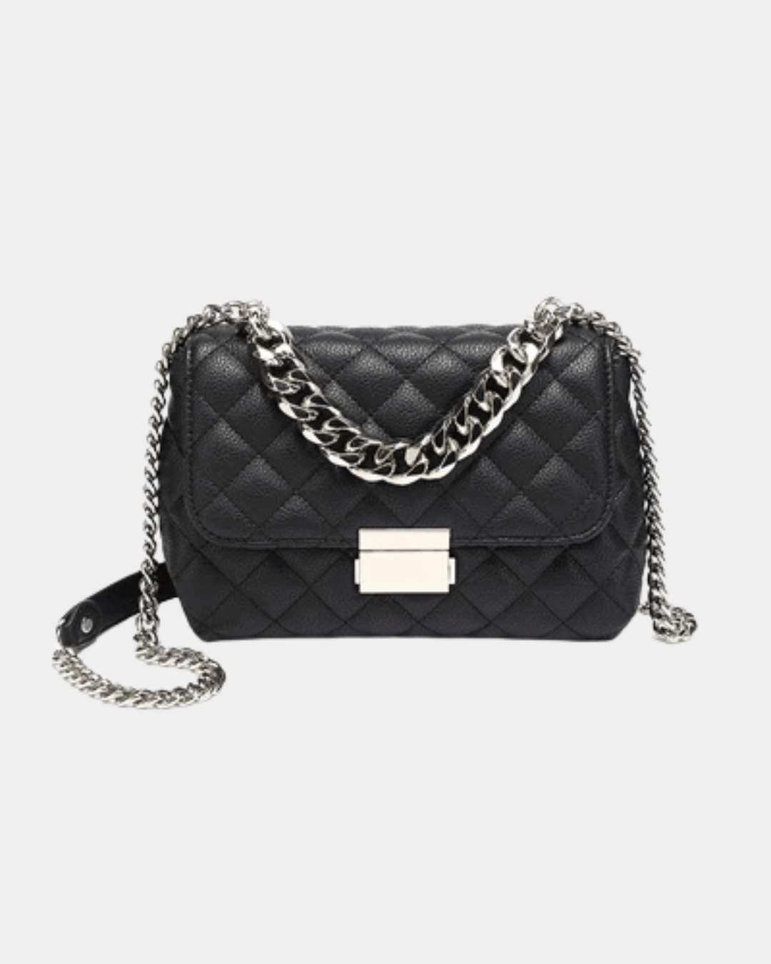 Bolsa Lilian de couro acolchoado