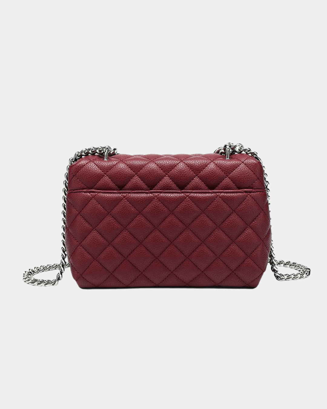 Bolsa Lilian de couro acolchoado