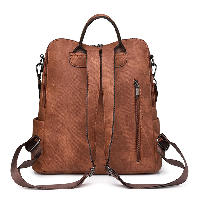 Mochila Sandy Vintage Couro, Nova Coleção 202