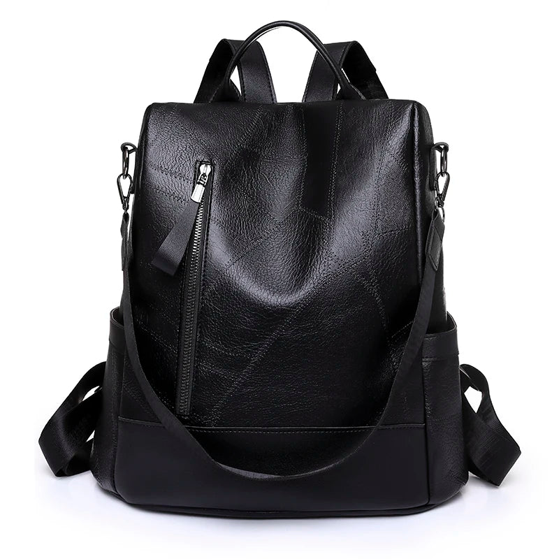 Nova mochila de couro macio 2025