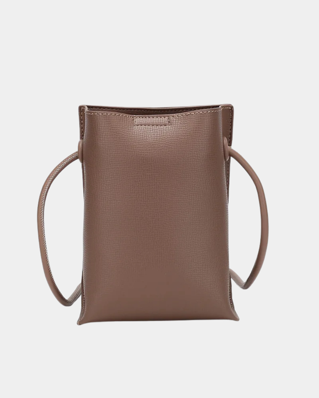 Mini bolsa de couro para celula
