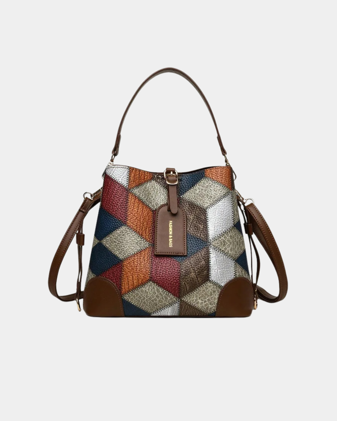 Bolsa Iva com estampa geométrica