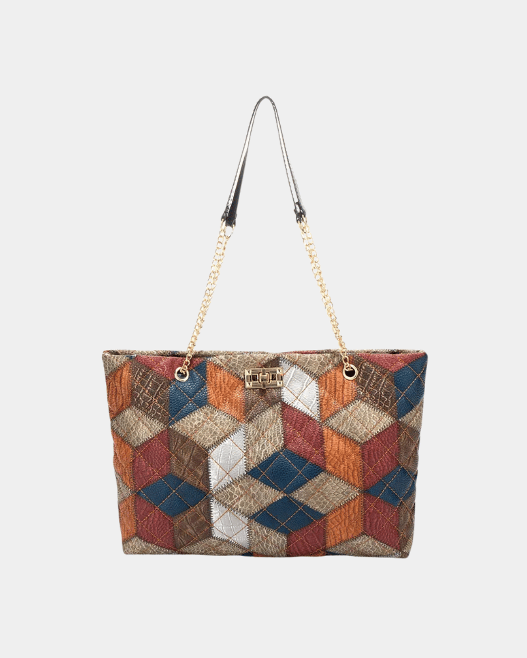 Bolsa Suzi com estampa geométrica